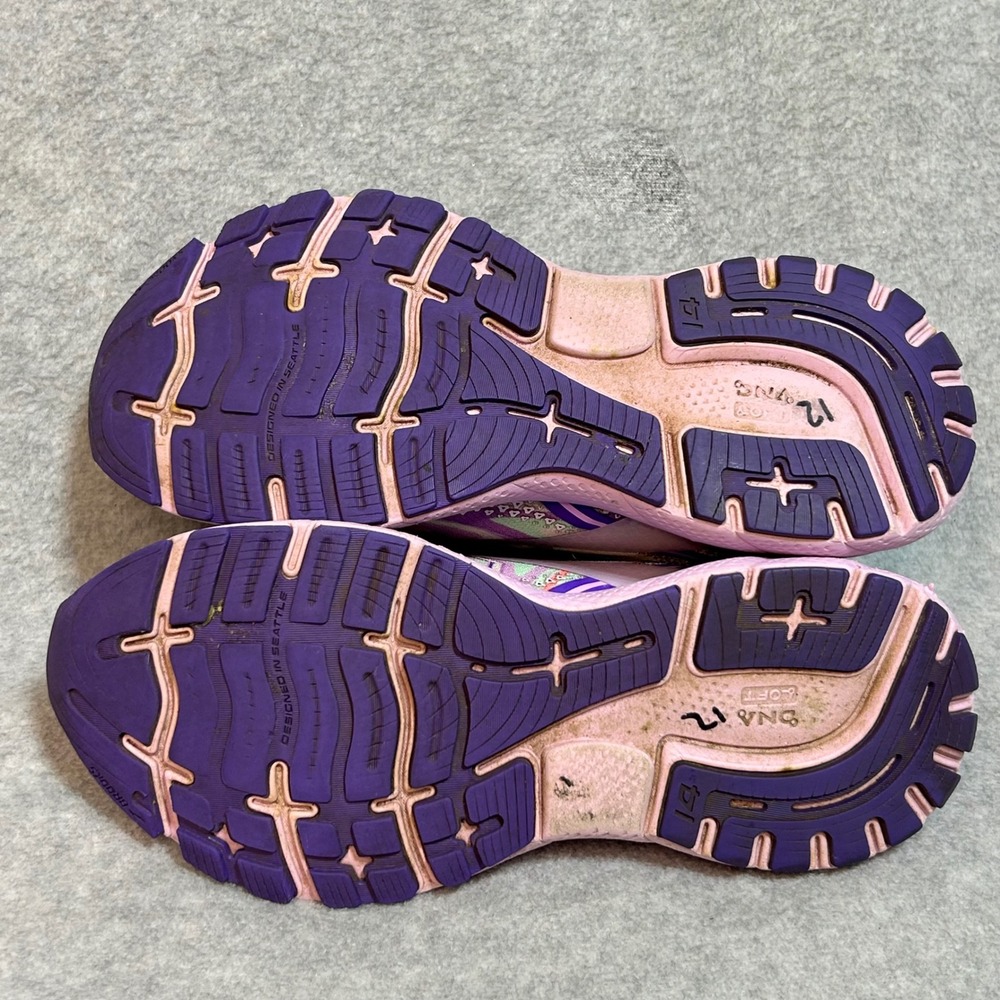 Brooks Ghost 14 Women's Running Shoes‎ Purple Multi Color Size 6.5 - Picture 6 of 9